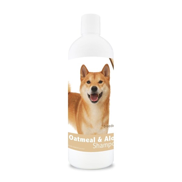 Healthy Breeds 16 oz Shiba Inu Oatmeal Shampoo with Aloe 840235114727 - main